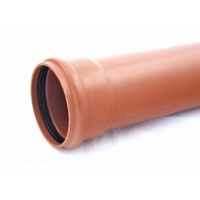 3m Single Socket Pipe - 160mm